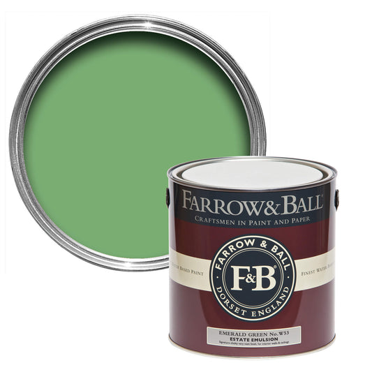 Farrow & Ball Emerald Green No. W53 - Estate Eggshell 750ml