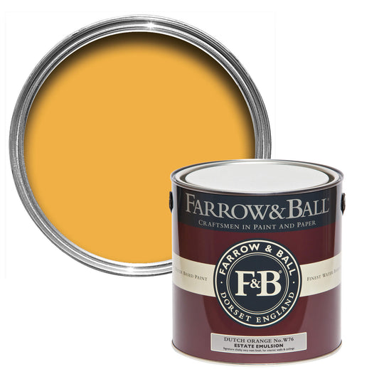 Farrow & Ball Dutch Orange No. W76 - Estate Eggshell 2.5L