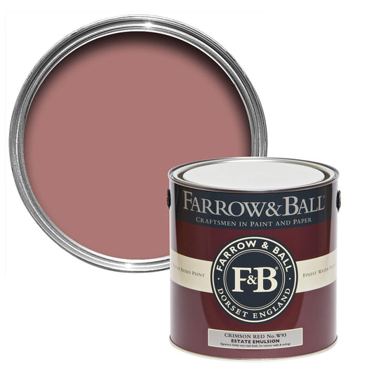 Farrow & Ball Crimson Red No. W93 - Flat Eggshell 5L
