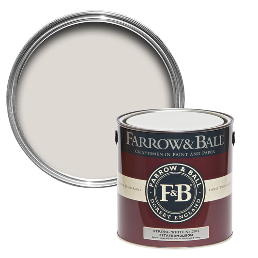 Farrow & Ball Strong White No. 2001 - Modern Eggshell 2.5L