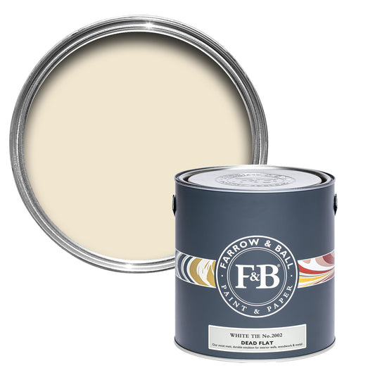 Farrow & Ball White Tie No. 2002 - Dead Flat 5L