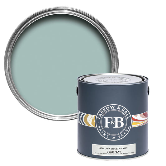 Farrow & Ball Ancona Blue No. 9805 - Dead Flat 750ml