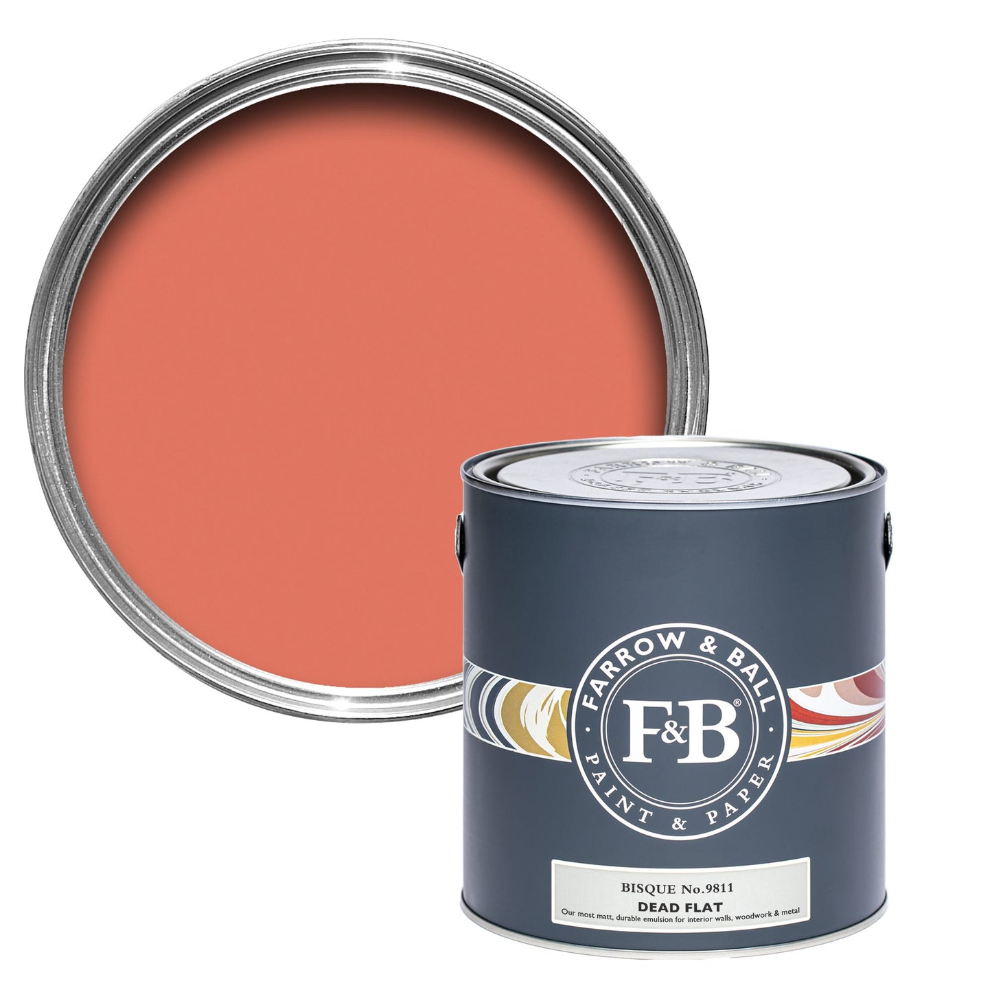 Farrow & Ball Bisque No. 9811 - Dead Flat 2.5L