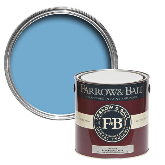Farrow & Ball Bay Area Blue No. 9815 - Flat Eggshell 750ml