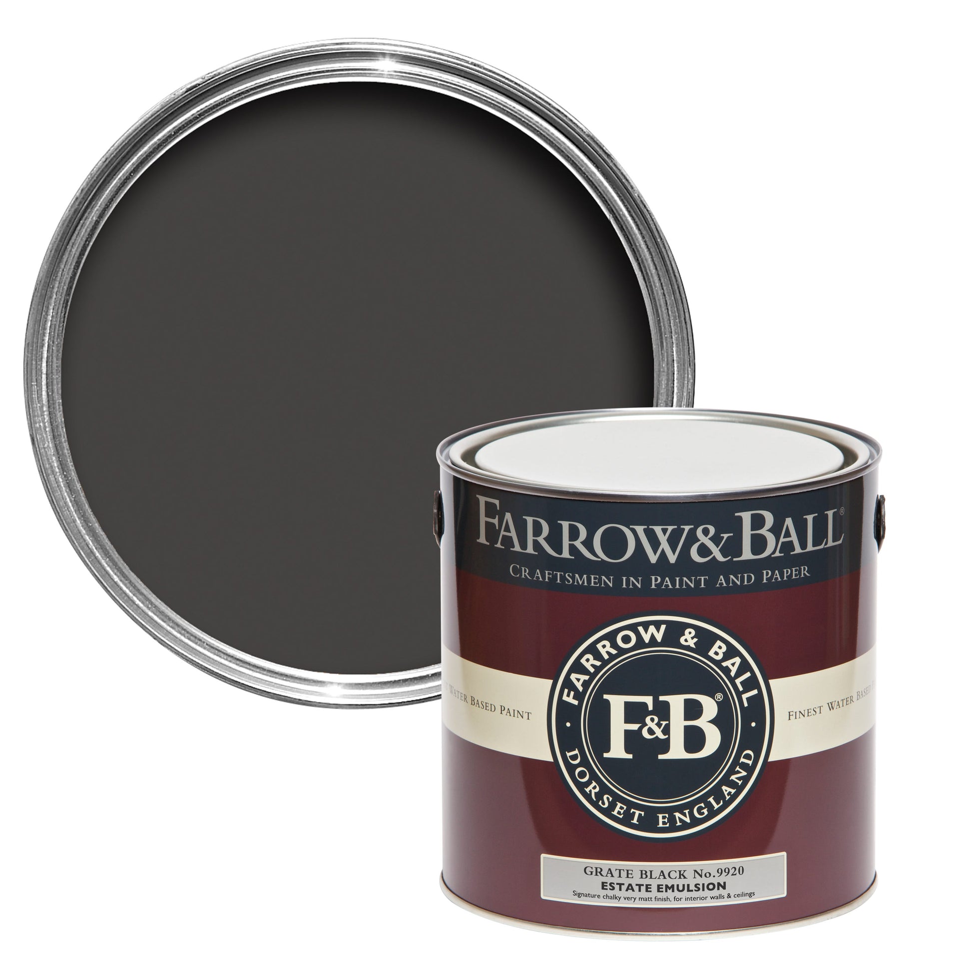 Farrow & Ball Grate Black No. 9920 - Modern Eggshell 750ml