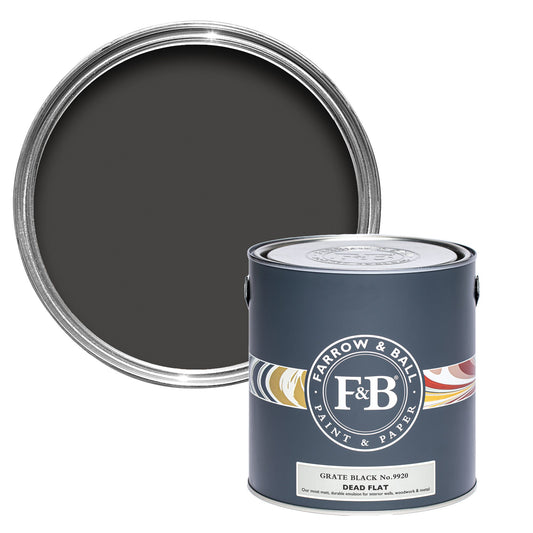 Farrow & Ball Grate Black No. 9920 - Dead Flat 750ml