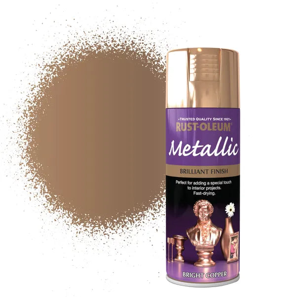 Bespoke Decor Rust-oleum Brilliant Metallic Bright Copper 400ml paint