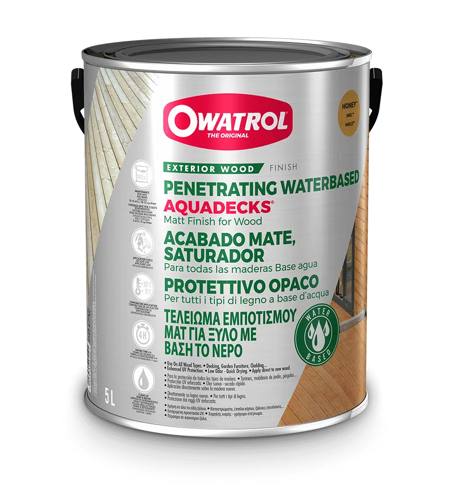 Bespoke Decor Owatrol Aquadecks 1L Padouk paint
