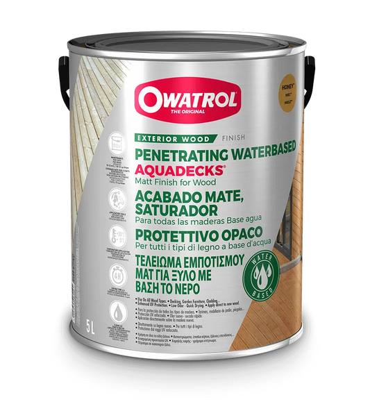 Bespoke Decor Owatrol Aquadecks 1L Teak/Teck paint