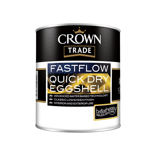 Bespoke Decor Crown Trade FAST FLOW Eggshell White paint