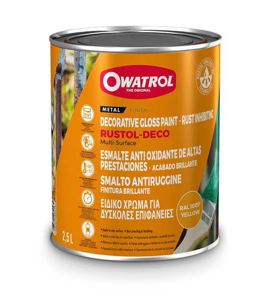 Bespoke Decor Owatrol Deco 2.5L Black RAL 9005 paint