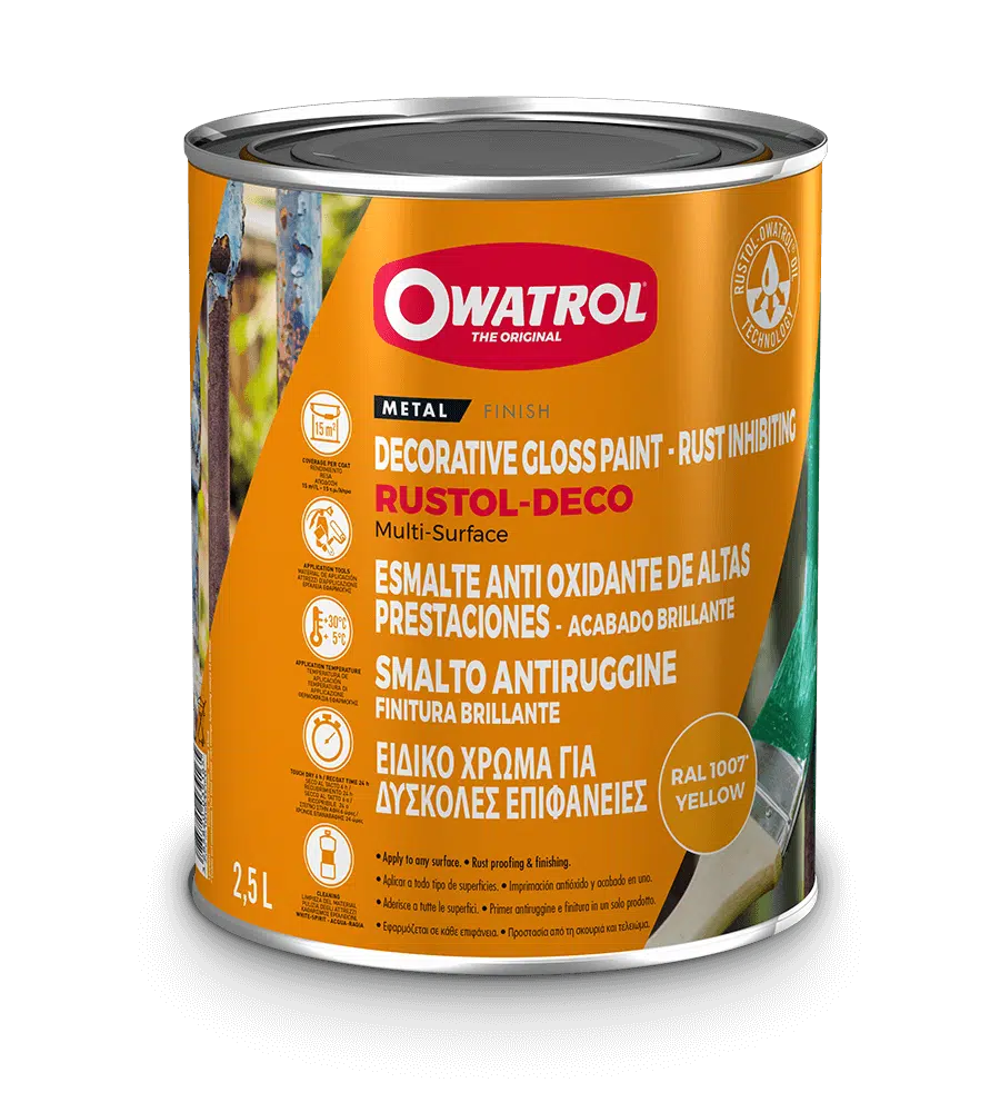 Bespoke Decor Owatrol Deco 0.75ml Yellow RAL 1007 paint