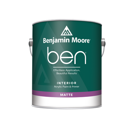 Benjamin Moore Ben® Interior Paint - Matte Paint