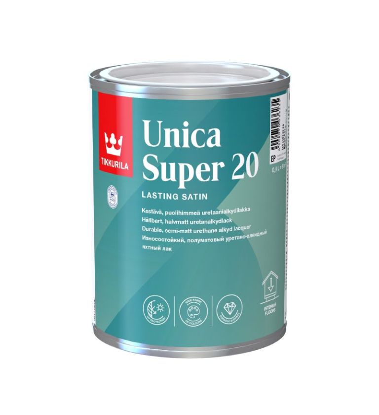 Tikkurila Unica Super 20 Semi-Matt Wood Varnish