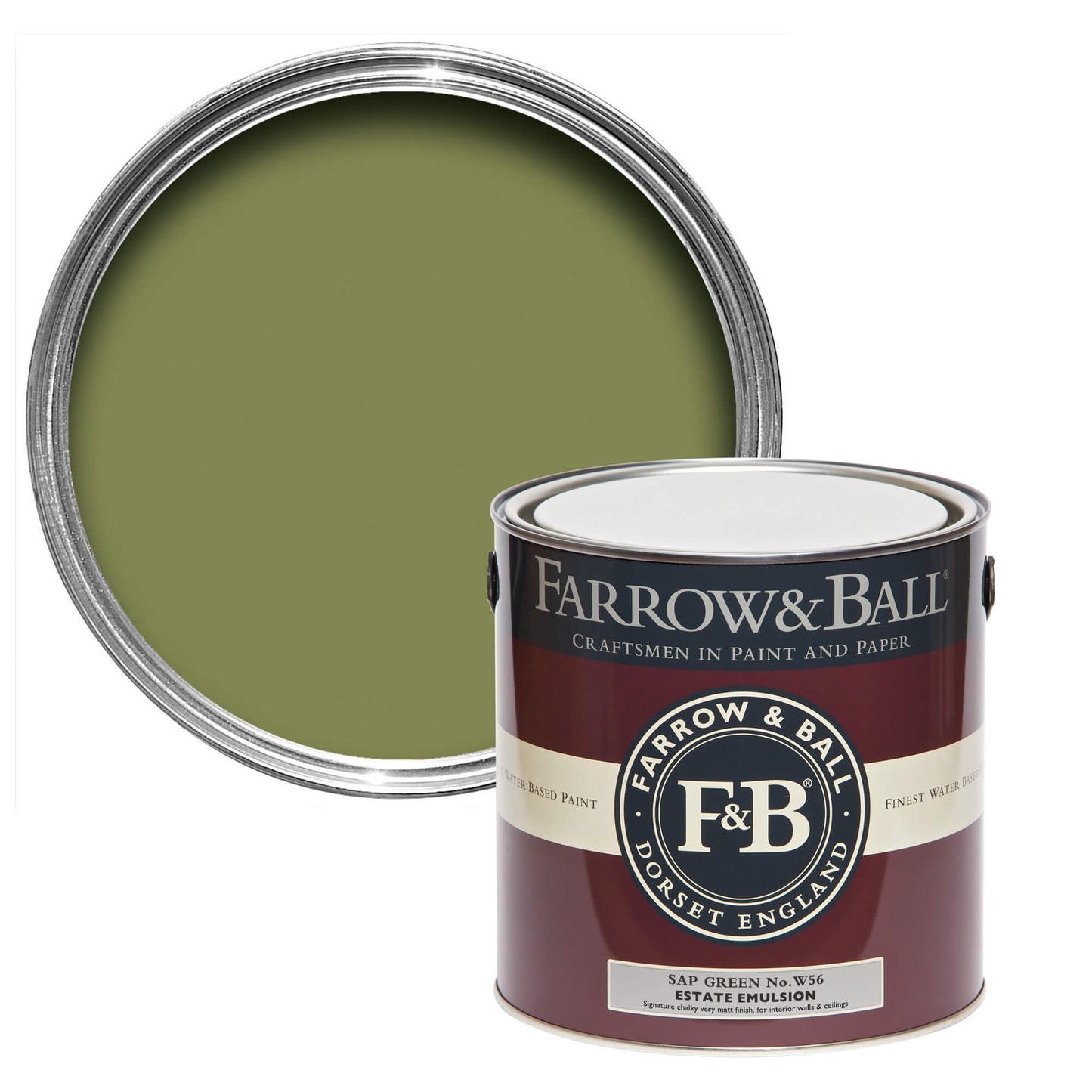 Bespoke Decor 750ml Modern Eggshell Sap Green No.W56 paint