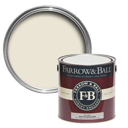 Bespoke Decor 5L Estate Eggshell Farrow's White No.9812 paint